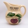 Apple #15 Pitcher with Advertising - Artes Produce Britt Iowa
