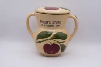 Watt Pottery #98 Apple Sugar – Vintage Collectible