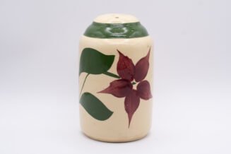 Watt Pottery #46 Starflower Pepper Shaker – Vintage Collectible – Excellent