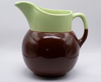 Watt Pottery Brown/Green Solid #16