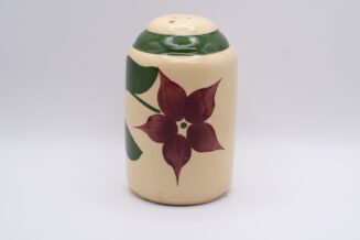 Watt Pottery #46 Starflower Pepper Shaker – Vintage Collectible – Good