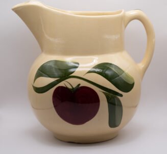 Watt Pottery #17 Apple Pitcher – Vintage Collectible – Collector Grade Chip