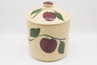 Watt Pottery #72 Apple Canister –  Vintage Collectible