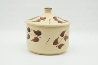 Watt Pottery #01 Autumn Foliage Grease Jar – Mint Vintage Collectible