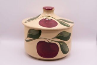 Watt Pottery Apple #1 Grease Jar – Vintage Original