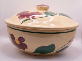 Watt Pottery Cherry #54 Covered Baker – Vintage Original