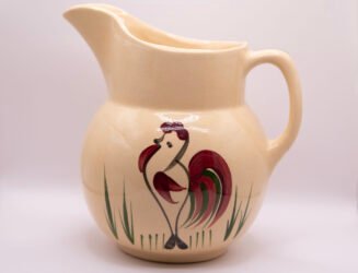 Vintage Watt Pottery Apple Pitcher