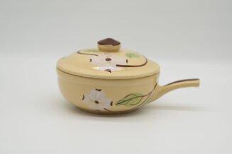 Vintage Watt Pottery Dogwood #18 Crock – Hand Painted USA