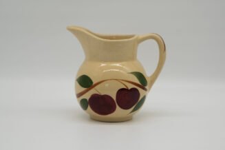 Vintage Watt Pottery Double Apple #62 Creamer – Hand Painted USA