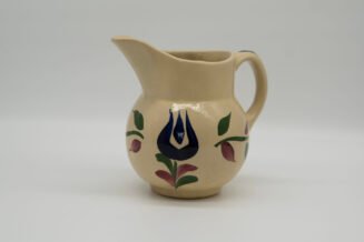 Vintage Watt Pottery Dutch Tulip #15 Pitcher – Hand Painted USA