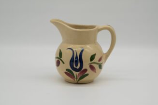 Vintage Watt Pottery Dutch Tulip #62 Creamer – Hand Painted USA