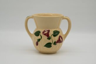 Vintage Watt Pottery Morning Glory #98 Sugar Bowl – Hand Painted USA