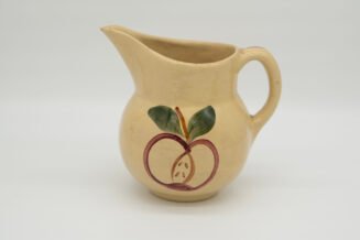 Vintage Watt Pottery Open Apple #15 Pitcher – Hand Painted USA