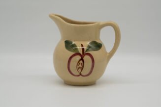 Vintage Watt Pottery Open Apple #62 Creamer – Hand Painted USA