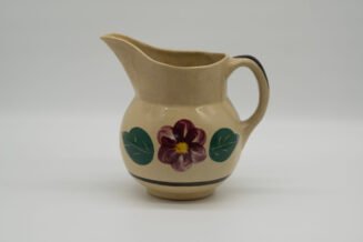 Vintage Watt Pottery Rio Rose #15 Pitcher – Hand Painted USA