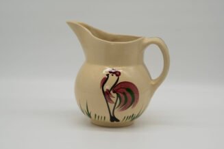Vintage Watt Pottery Rooster #15 Pitcher – Hand Painted USA