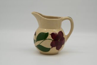 Vintage Watt Pottery Starflower #62 Creamer (5 Petal) – Hand Painted USA