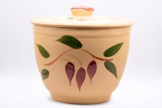 Vintage Watt Pottery Teardrop #59 Ice Bucket – Hand Painted USA
