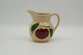 Vintage Watt Pottery Apple 2 Leaf #62 Creamer – Hand Painted USA