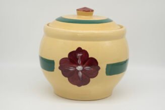 Vintage Watt Pottery Cross Hatch #21 Cookie Jar (AH)