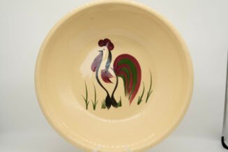 Vintage Watt Pottery Rooster #39 Spaghetti Bowl (AH)