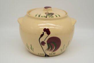 Vintage Watt Pottery Rooster #76 bean pot (AH)