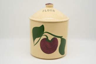 Vintage Watt Pottery Apple #81 Canister