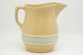Vintage Watt Pottery Banded #Old Style Pitcher