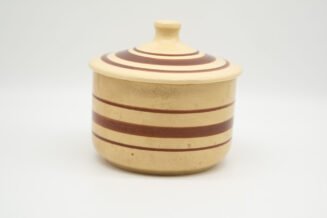 Vintage Watt Pottery Par-T-Que #1 Grease Jar