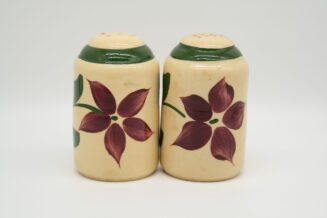 Vintage Watt Pottery Starflower #45-46 Salt & Pepper