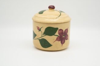 Vintage Watt Pottery Starflower #47 Grease Jar