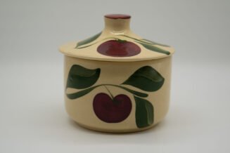 Vintage Watt Pottery Apple #1 Grease Jar – Authentic Collector Piece
