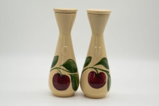 Vintage Watt Pottery Apple #126 Cruets – Authentic Collector Piece