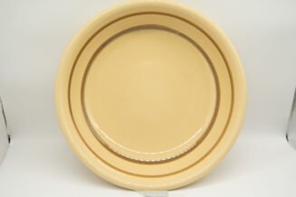 Vintage Watt Pottery Brown Banded #39 Bowl – Authentic Collector Piece