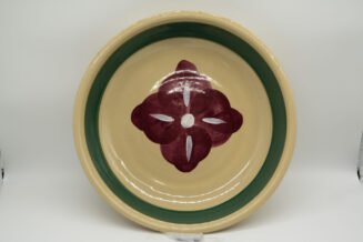 Vintage Watt Pottery Cross Hatch #39 Bowl – Authentic Collector Piece
