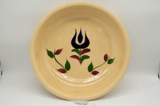 Vintage Watt Pottery Dutch Tulip #39 Bowl – Authentic Collector Piece