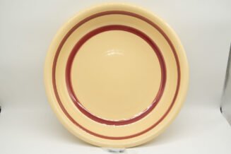 Vintage Watt Pottery Red Banded #39 Bowl – Authentic Collector Piece