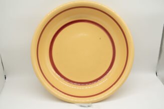 Vintage Watt Pottery Red Banded #39 Bowl – Authentic Collector Piece