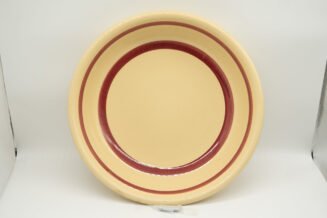 Vintage Watt Pottery Red Banded #39 Bowl – Authentic Collector Piece