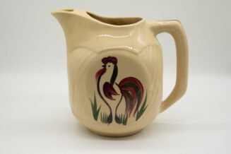 Vintage Watt Pottery Rooster #69 Pitcher – Authentic Collector Piece