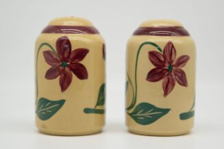 Vintage Watt Pottery Special Starflower #45 Salt & Pepper