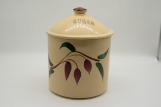 Vintage Watt Pottery Teardrop #81 Sugar Canister – Authentic Collector Piece