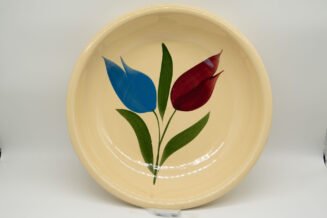 Vintage Watt Pottery Tulip #39 Bowl – Authentic Collector Piece