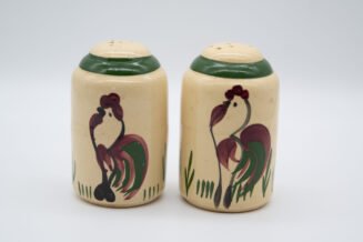 Vintage Watt Pottery Rooster #45/46 Salt & Pepper Shakers