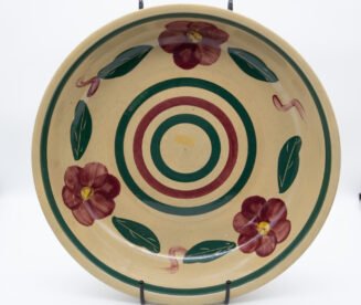 Vintage Watt Pottery Bullseye #39 Bowl