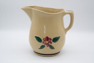 Vintage Watt Pottery Pansy Old Style Pitcher