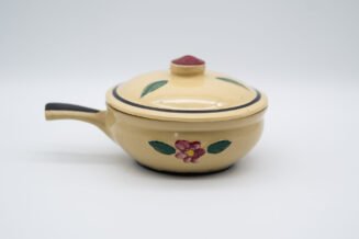Vintage Watt Pottery Pansy #18 Casserole