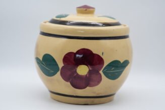 Vintage Watt Pottery Pansy #21 Cookie Jar