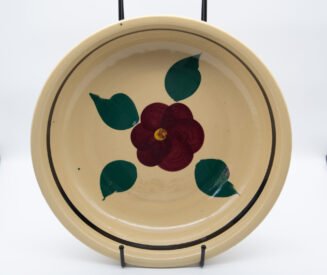 Vintage Watt Pottery Pansy #39 Bowl