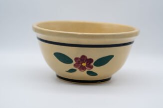 Vintage Watt Pottery Pansy #9 Bowl